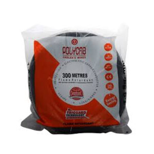 POLYCAB WIRE FRLF 300MTR 1.0MM (BLACK)