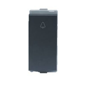 L&T CB91101BG10 ENTICE BELL PUSH 10A C GREY